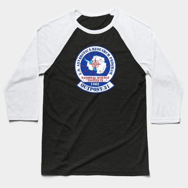 Outpost 31 Baseball T-Shirt by SuperEdu